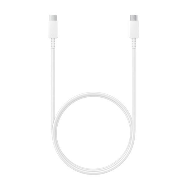 USB Cable SAMSUNG Type-C to Type-C 5A 1m white 44499 фото