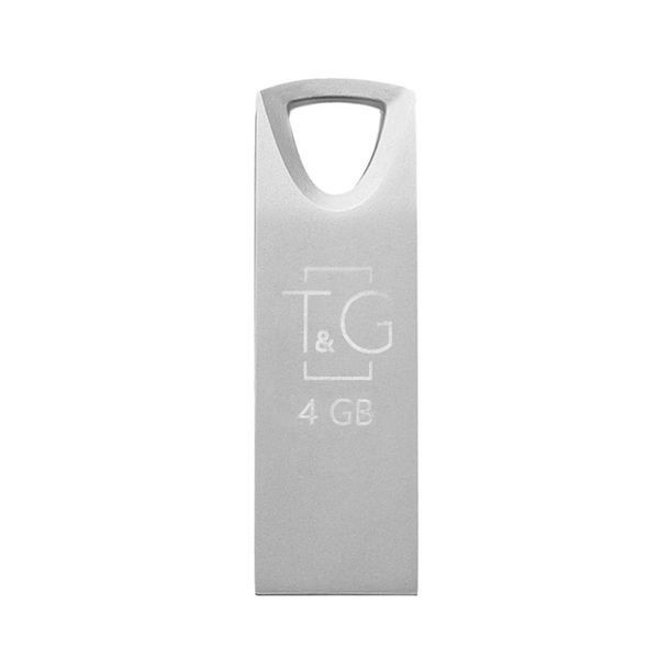USB Flash 4 GB T&G 113 Metal Silver 28218 фото