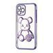 Силікон iPhone 15 Pro Cute Shining Bear Case purple 34679 фото 1
