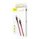 Cable Baseus Cafule Type-C to Type-C PD 2.0 60W (2m) red 07207 фото 1