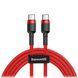 Cable Baseus Cafule Type-C to Type-C PD 2.0 60W (2m) red 07207 фото 2