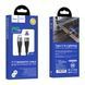 Cable Hoco Type-C to Lightning U99 магніт 100W/3A 1.2m black 28402 фото 1