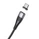 Cable Hoco Type-C to Lightning U99 магніт 100W/3A 1.2m black 28402 фото 5