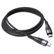 Cable Hoco Type-C to Lightning U99 магніт 100W/3A 1.2m black 28402 фото 7