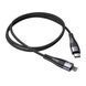 Cable Hoco Type-C to Lightning U99 магніт 100W/3A 1.2m black 28402 фото 3