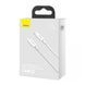Cable Baseus Superior Series Fast Charging Data Type-C to Lightning PD 20W (0.25m) white 18784 фото 1