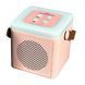 Колонка Bluetooth A9 2 мікрофона дитяче караоке pink 43153 фото 1