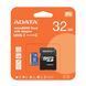 MicroSD 32Gb A-DATA Premier Class 10 +adapter SD 100 Mb/s 44239 фото 1
