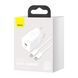 МЗП Baseus Palm Fast Charger 20W (1USB-C) + Cable Type -C to Type -C 60W (1m) white 39608 фото 1