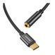 Перехідник AUX Baseus L54 Type-C to 3.5mm black 29828 фото 3