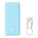 Power bank 10 000 mAh Baseus Airpow Fast Charge 20W Galaxy blue 45826 фото 2