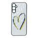 Силікон Xiaomi RedMi Note 12 Pro Plus 5G Glass Prisma Ukrainian heart 37779 фото 1