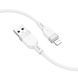 USB Cable Hoco Lightning X109 2.4A 1m white 42069 фото 2