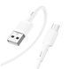 USB Cable Hoco Micro usb X83 2.4A 1m white 40154 фото 3