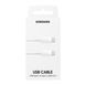 USB Cable SAMSUNG Type-C to Type-C 5A 1m white 44499 фото 1