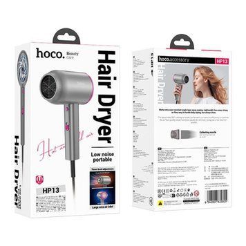 Фен Hoco HP13 1600W rose red 43756 фото