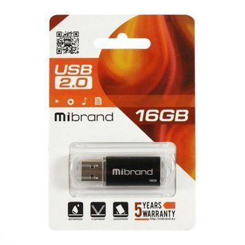 USB Flash 16 GB Mibrand Cougar Black 23623 фото
