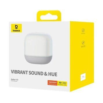 Колонка Bluetooth Baseus AeQur V2 Wireless Speaker White 36361 фото