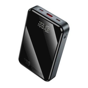Power bank 20 000 mah Hoco Q30A 130W 1USB/QC3.0/22.5W/1PD 100W/2PD 30W (input Type-C 60W) black 00701 фото