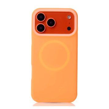 Силікон iPhone 17 Pro Max Smooth MagSafe orange 45191 фото