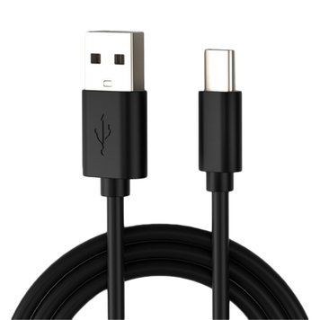 USB Cable Type-C Long 1m black 44501 фото