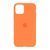 Silicone case Full iPhone 16 Pro Max orange 46658 фото