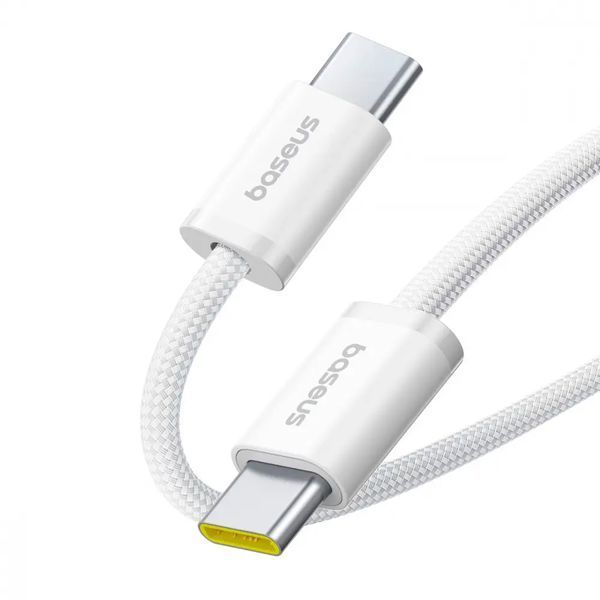 Cable Baseus Dynamic 4 Fast Charging Type-C to Type-C 100W (2m) white 46392 фото