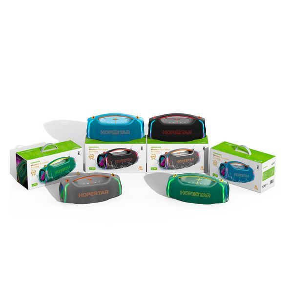 Колонка Bluetooth Hopestar H63 70W/IPX6/8800mAh green 45581 фото