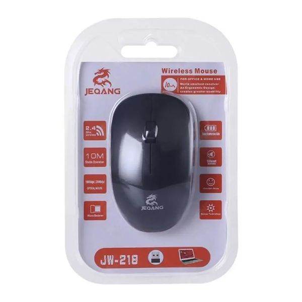 Мишка Bluetooth Jeqang JW-218 black 00152 фото