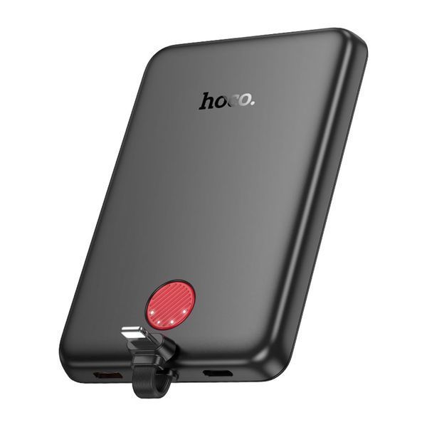 Power bank 5000 mAh Hoco J133 Triumph Magnetic with cable Lightning PD20W+QC3.0 black 42230 фото