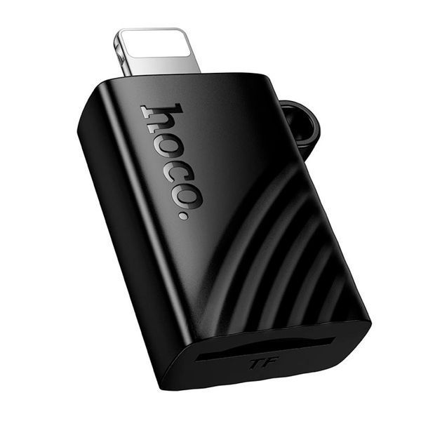 Сard reader Hoco HB53 Lightning 2.0 Micro SD black 47254 фото