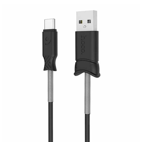USB Cable Hoco Type-C X24 1m black 44806 фото
