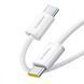 Cable Baseus Dynamic 4 Fast Charging Type-C to Type-C 100W (2m) white 46392 фото 3