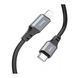 Cable Hoco Type-C to Lightning X92 3A 3m black 37284 фото 3