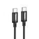 Cable Hoco Type-C to Type-C X89 60W/3A 1m black 31738 фото 4