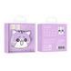 Навушники AirPods Pro Hoco EW48 white + case cat purple 33558 фото 1