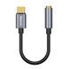 Перехідник AUX Baseus L54 Type-C to 3.5mm gray 29831 фото 1