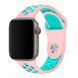 Ремінець Apple watch 42/44/45mm sport pink-turquoise 21810 фото 1