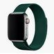 Універсальний ремінець 22mm Milanese Loop green 42569 фото 1