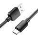USB Cable Hoco Type-C X96 3A 27W 0,25m black 46998 фото 4