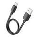 USB Cable Hoco Type-C X96 3A 27W 0,25m black 46998 фото 2