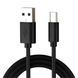 USB Cable Type-C Long 1m black 44501 фото 1