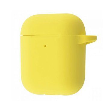Чохол Silicone Case на AirPods 1/2 yellow 21022 фото