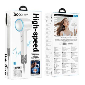 Фен Hoco HP16 1650W white 43757 фото