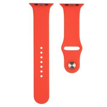 Ремінець Apple watch 42/44/45mm silicone crimson 34339 фото