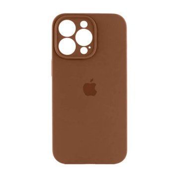 Silicone case Full iPhone 15 Pro Max dark brown 45350 фото