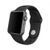 Ремінець Apple watch 38/40/41/SE silicone black 21766 фото