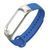 Ремінець Xiaomi Mi Band 5/6 combined Steel-Carbon fiber blue 04928 фото