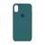 Silicone case Full iPhone Xs Max pine green 45010 фото