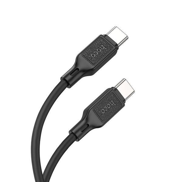 Cable Hoco Type-C to Type-C X90 60w/3A 1m black 31741 фото